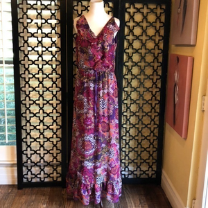 PURE‎ SUGAR FLORAL MAXI DRESS SIZE LARGE